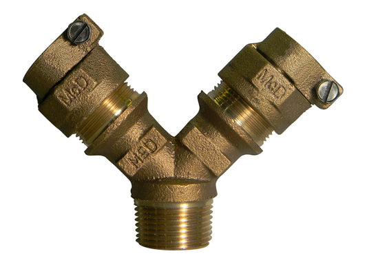A.Y. McDonald 5125-171 708Ysm3 2X3/4 Y-Branch Mnpt X (Two Pep -Nl