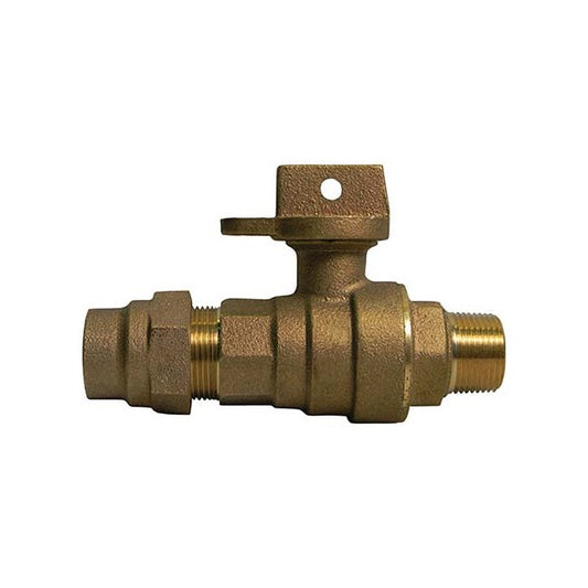 A.Y. McDonald 5142-371 76107Wg 1 1/4 Ball Curb Cts X Mnpt - Nl