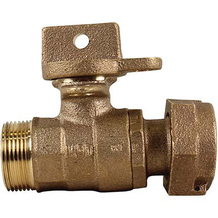 A.Y. McDonald 5132-482 76100Mwl 3/4X5/8X3/4 Ball Valve Flare L/Nut X Meter-Nl