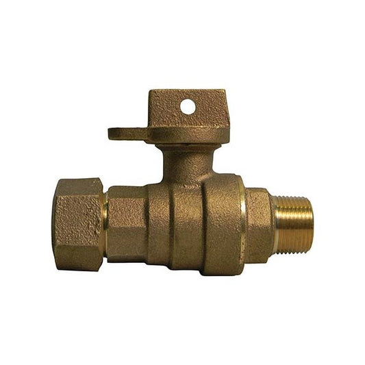 A.Y. McDonald 5146-313 76107Wt 2 Ball Curb Cts X Mnpt - Nl