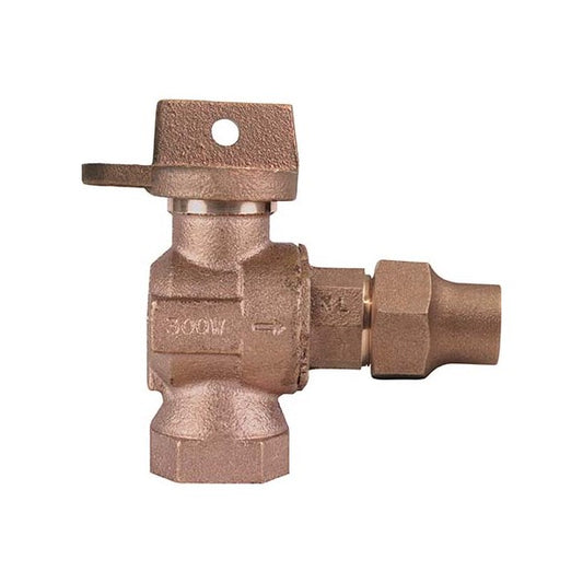 A.Y. McDonald 5149-308 74648B 1 Angle Ball Curb Sp Fnpt X Flr-Nl