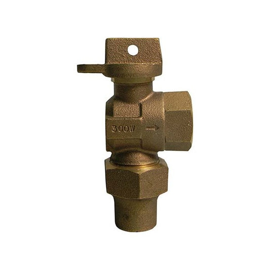 A.Y. McDonald 5132-387 74646B 1 Angle Ball Curb Sp Flare X Fnpt -Nl