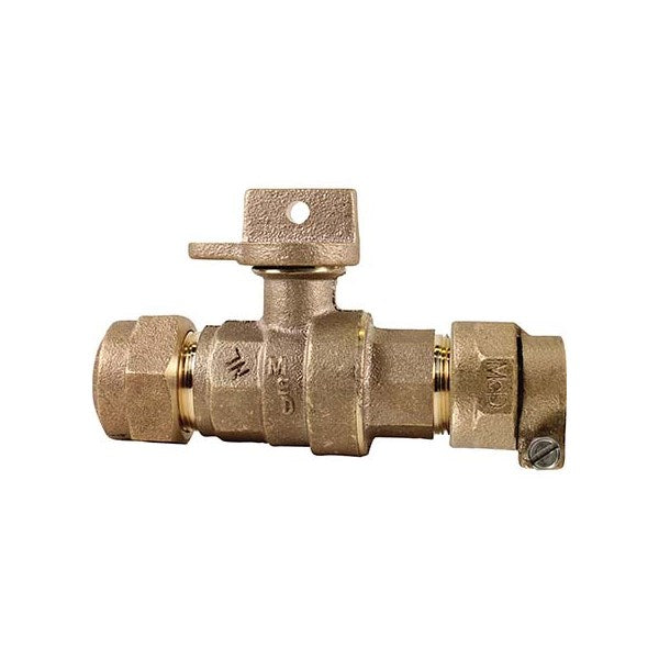 A.Y. McDonald 5183-190 76100Wq-44 3/4 Ball Curb Cts X Pvc - Nl