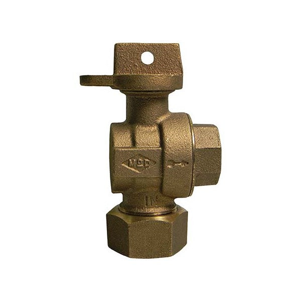 A.Y. McDonald 5149-423 74606Bt 2 Angle Ball Curb Cts X Fnpt - Nl
