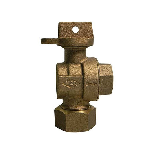 A.Y. McDonald 5149-423 74606Bt 2 Angle Ball Curb Cts X Fnpt - Nl