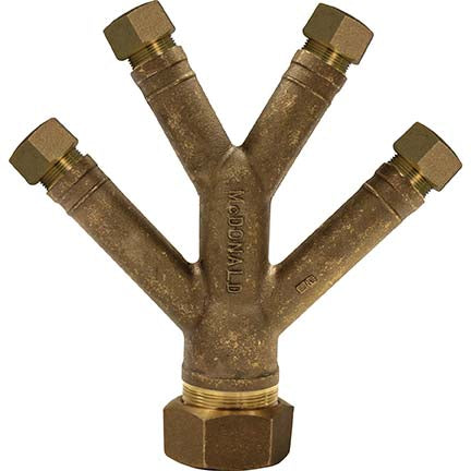 A.Y. McDonald 5127-455 708Y4Ttwta 2X1 Y-Branch Cts X (Four) Cts-Nl