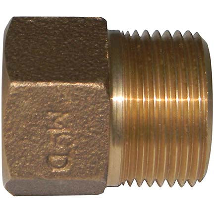 A.Y. McDonald 5123-003 74619F 3/4 Adapter 3/4 M Meterx3/4 Fnpt-Nl