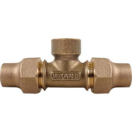 A.Y. McDonald 5120-468 74764 1X1 1/4 Tee - Flare X Flare X Fnpt - Nl