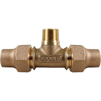 A.Y. McDonald 5120-174 74762 3/4X1 Tee Flare X Flare X Mnpt -Nl