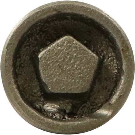 A.Y. McDonald 4510-464 5623Cp 1 1/2 Cast Iron Pentagon Plug