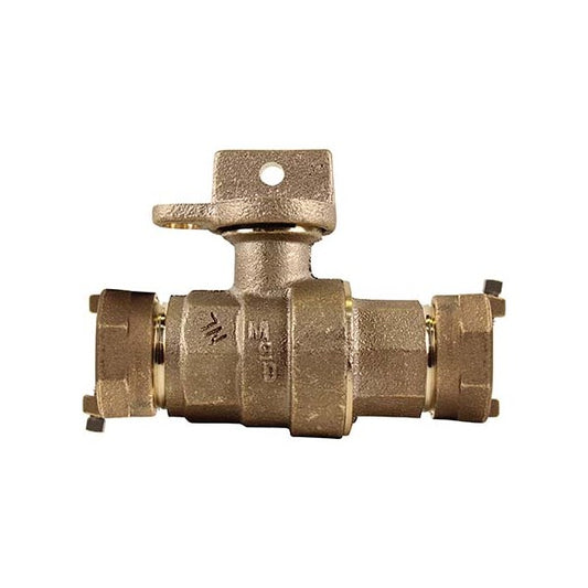 A.Y. McDonald 5142-379 76100W-55 2 Ball Curb Ip X Ip - Nl