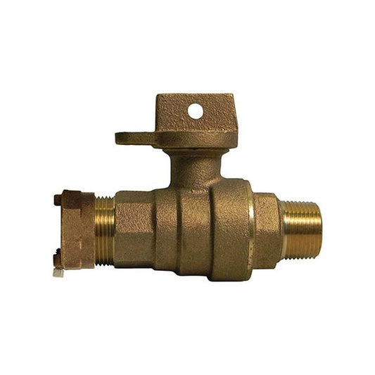 A.Y. McDonald 5132-335 76107W-55 2 Ball Curb Ip X Mnpt - Nl