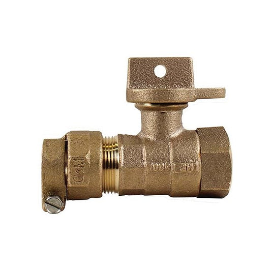 A.Y. McDonald 5132-075 76112W-44 1 Ball Curb L/Chk Pvc X Fnpt -Nl