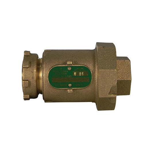A.Y. McDonald 5135-476 711-4Yf 44 Inline Dual Chk 1 Yokex1 Fnpt-Nl