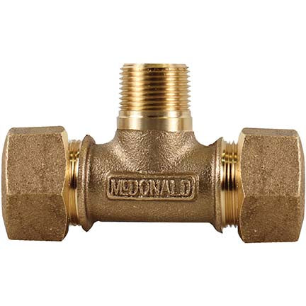 A.Y. McDonald 5120-007 74762T 3/4X1 Tee Cts X Cts X Mnpt -Nl