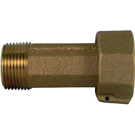 A.Y. McDonald 5124-004 74620Lg 5/8X1/2X2.38 Meter Cplg L/Gskt Meterxmnpt-Nl