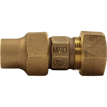 A.Y. McDonald 5120-421 74758Ct 1X1 1/4 Coupling Flare X Cts - Nl