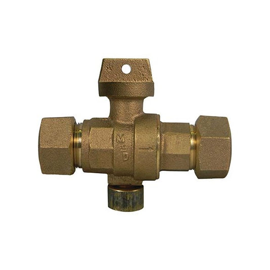 A.Y. McDonald 5131-304 76000T 1 1/2 Stop&Drain Ball Curb Ctsxcts -Nl
