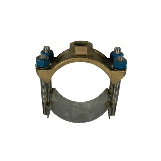 A.Y. McDonald 4148-059 3846 8X1 Ss Wide Strap Saddle 9.05Xfnpt