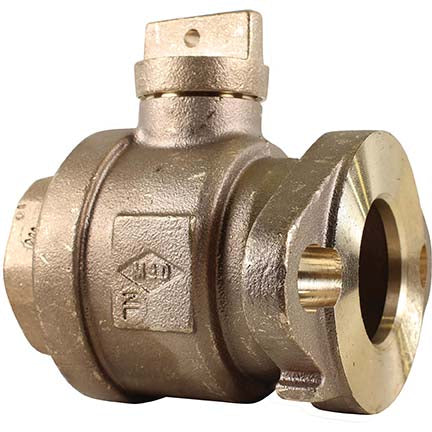 A.Y. McDonald 5133-105 76101M 1 1/2 Ball Valve Fnpt X Flange - Nl