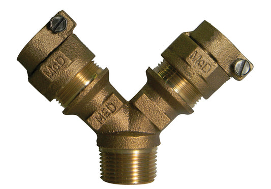 A.Y. McDonald 5125-164 708Ysm2 2X1 Y-Branch Mnpt X (Two Cts -Nl