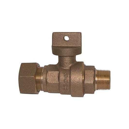 A.Y. McDonald 5132-440 76107T 1 1/2 Ball Curb Cts X Mnpt - Nl