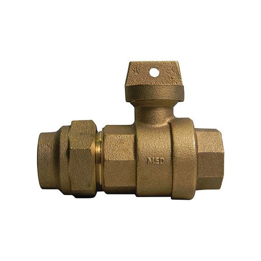 A.Y. McDonald 5142-353 76102G 1 1/4 Ball Curb Cts X Fnpt - Nl