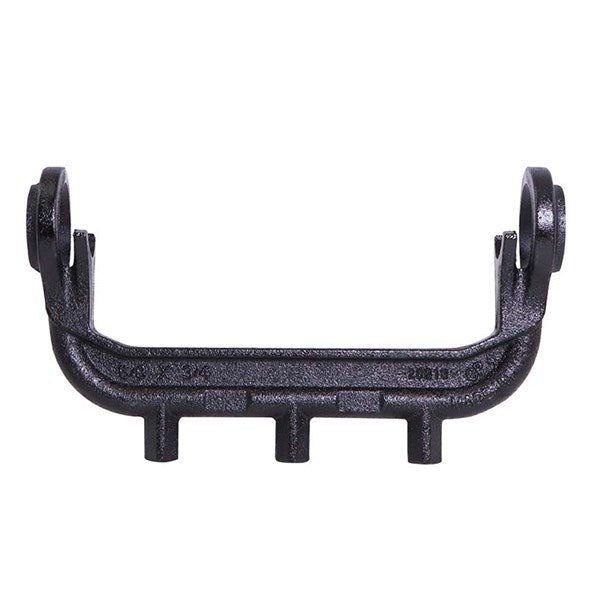 A.Y. McDonald 4139-316 14-4P Pronged Iron Yoke Bar- 1 Meter Blk