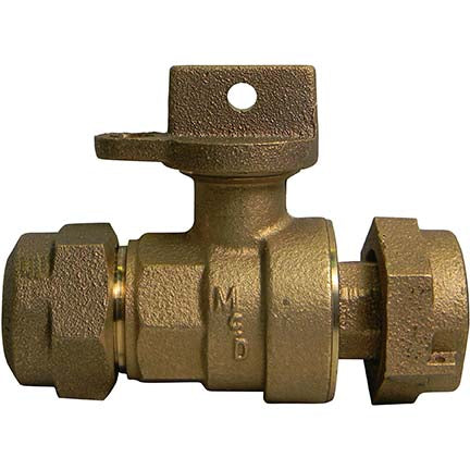 A.Y. McDonald 5182-497 76110Mw-3Q 3/4X5/8X3/4 Ball Valve L/Chk Pep X Meter -Nl