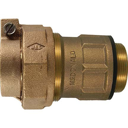 A.Y. McDonald 5124-082 7611-44 2 Adapter Male Meter X Pvc - Nl
