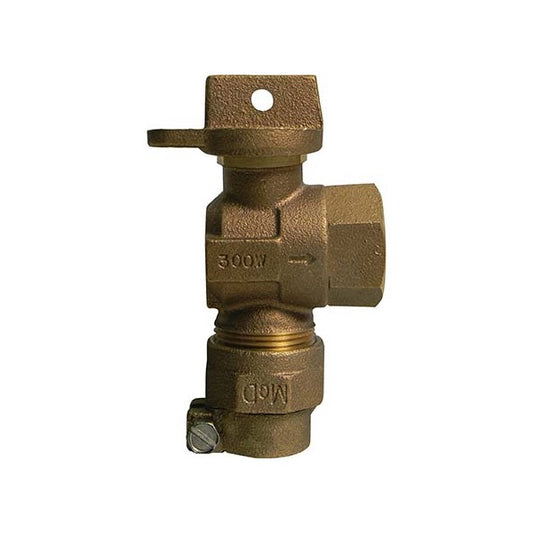 A.Y. McDonald 5132-371 74646B-44 3/4 Angle Ball Curb Sp Pvc X Fnpt-Nl