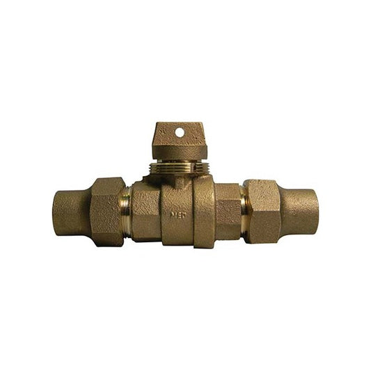 A.Y. McDonald 5143-106 76104 1 1/4X1X1 Minn Ball Curb Flare X Flare -Nl