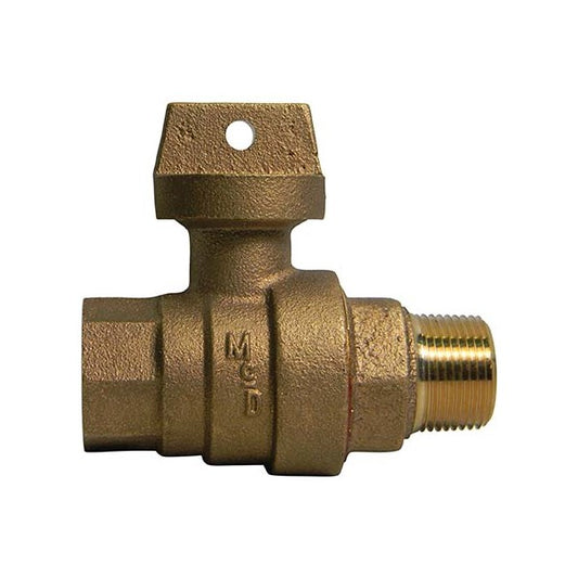 A.Y. McDonald 5132-052 76107 1 Ball Curb Fnpt X Mnpt - Nl