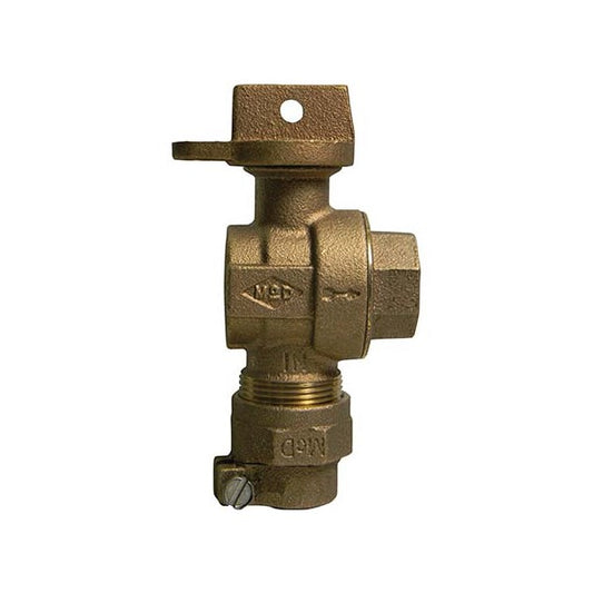 A.Y. McDonald 5133-020 74606B-22 1 Angle Ball Curb Cts X Fnpt - Nl