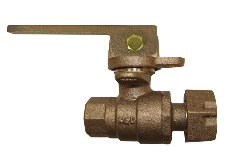 A.Y. McDonald 5142-202 76101Mwhdlb 1X3/4X3/4 Ball Valve W/Br Hdl Fnptxmeter -Nl