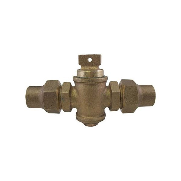 A.Y. McDonald 5133-298 74723L 3/4 Plug Curb Stop L/Nut Flrxflr-Nl