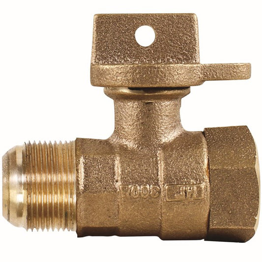 A.Y. McDonald 5144-223 76102Wl 1X5.00 Ball Curb Flare L/Nut X Fnpt -Nl