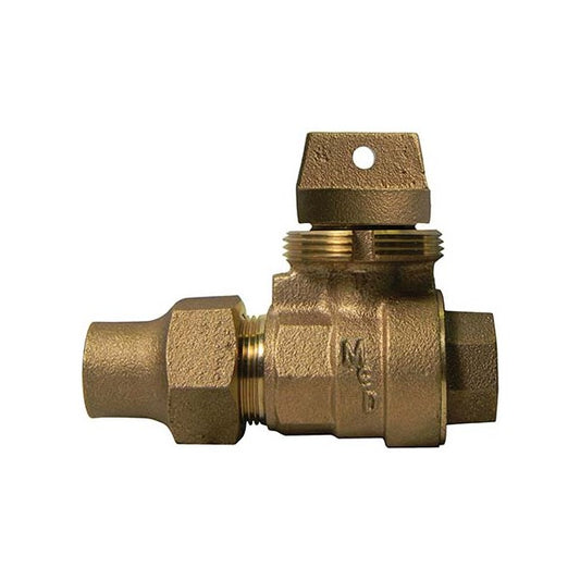 A.Y. McDonald 5143-121 76106 1 1/4X1X1 Minn Ball Curb Flare X Fnpt - Nl