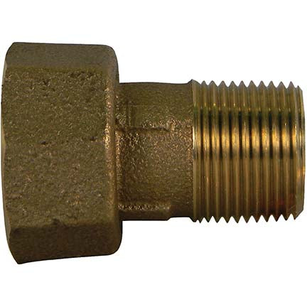 A.Y. McDonald 5124-183 74620H 3/4X3/4X1.50 Mtr Cplg W/Int Hex Mtr X Mnpt -Nl