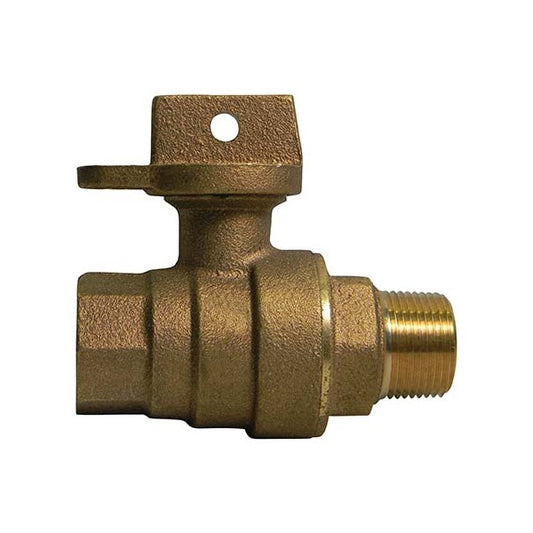 A.Y. McDonald 5132-053 76107W 1 1/2 Ball Curb Fnpt X Mnpt - Nl