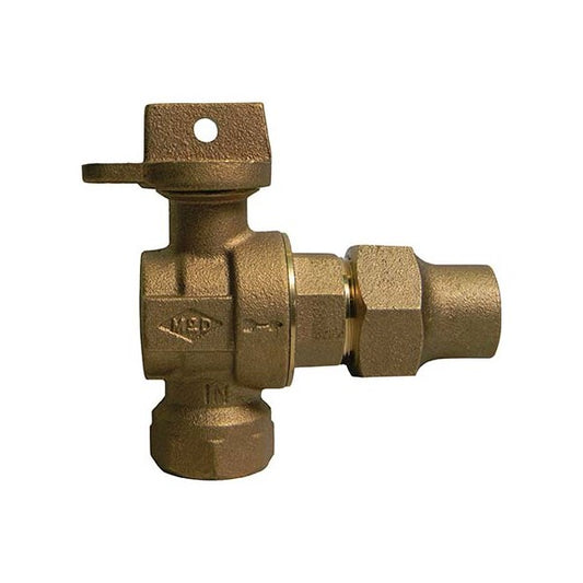 A.Y. McDonald 5132-380 74608B 1 Angle Ball Curb Fnpt X Flr - Nl