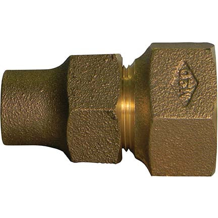 A.Y. McDonald 5120-498 74755L 1 1/2X1 Adapter Flare L/Nut X Fflr -Nl