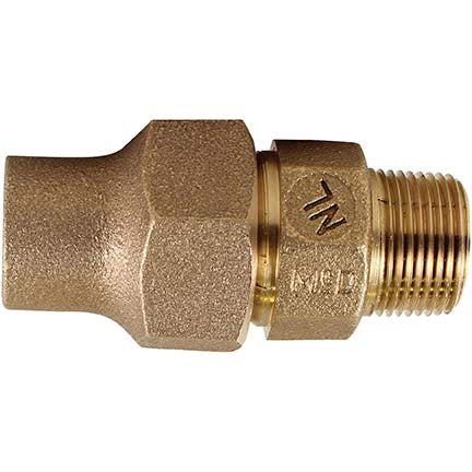 A.Y. McDonald 5121-010 74753L 1X3/4 Adapter Flare L/Nut X Mnpt-Nl