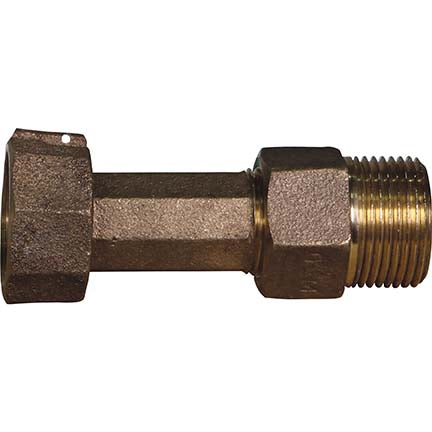 A.Y. McDonald 5137-185 710J22 5/8X3/4 Idler 3/4 Meterx3/4 Fnptx3.63L-Nl