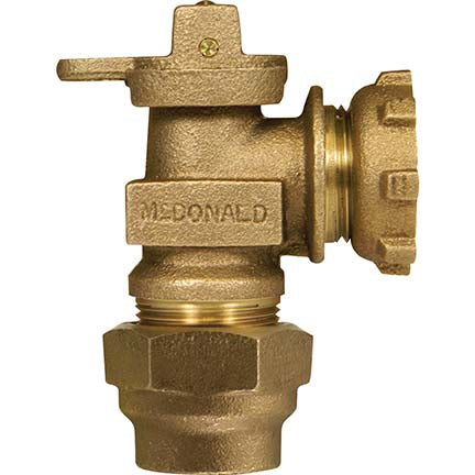 A.Y. McDonald 5192-130 74602Y-3G 1X04 Angle Plug Valve Pep X Yoke -Nl