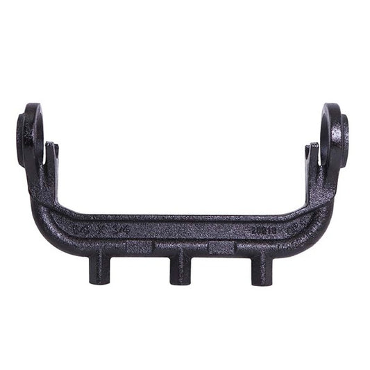 A.Y. McDonald 4139-313 14-1P Pronged Iron Yoke Bar- 5/8 Meter Blk