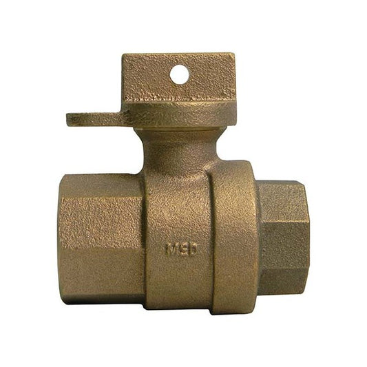 A.Y. McDonald 5140-095 76101Ww 1 1/4X1X1 1/4 Ball Curb Dbl Lw Fnpt X Fnpt -Nl