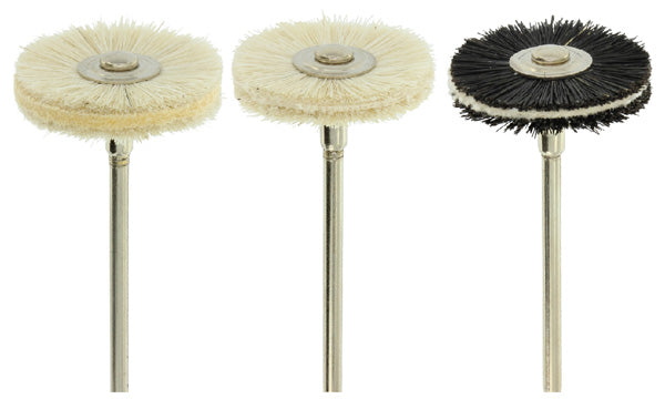 Foredom A-93232 Mini-Pli Brush, 22mm, Goat Hair & Shirting Insert, 2.35mm