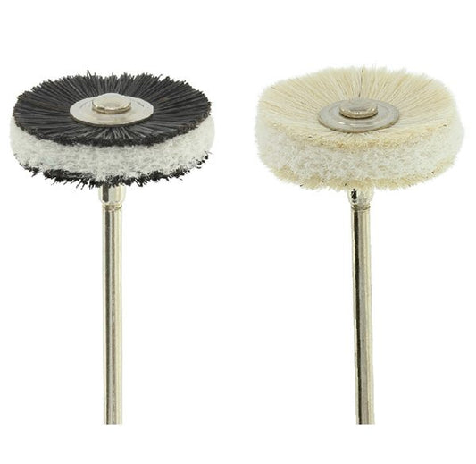 Foredom A-93241 Mini-Vlies Brush, 22mm, Chunking, non-woven inlay, 2.35mm