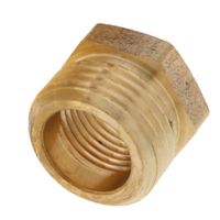 Jones Stephens G20110 3/4" MHT x 1/2" FPT Brass Garden Hose Adapter, Lead Free